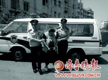 安某被警方抓獲歸案。劉騰騰攝