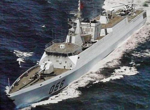 資料圖：中國056型護衛(wèi)艦。