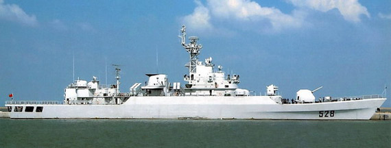 資料圖：東海艦隊(duì)列裝的錦陽號護(hù)衛(wèi)艦。