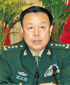 資料圖：新任中央軍委副主席范長龍上將。
