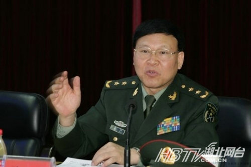 資料圖：新任總政治部主任張陽。