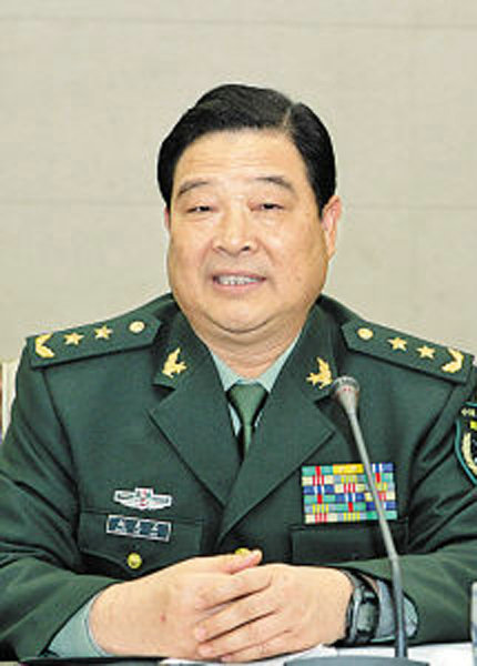 資料圖：新任總后勤部部長趙克石。