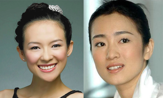 兩位“謀女郎”連面容都相像：章子怡、鞏俐　