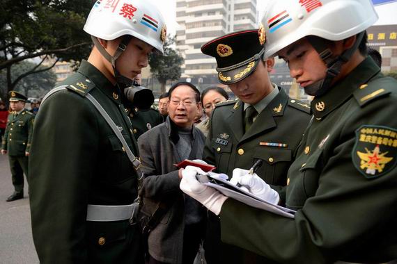 資料圖：重慶對軍車開展專項整頓。