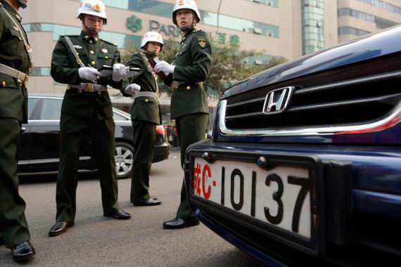 資料圖：重慶對軍車開展專項整頓。