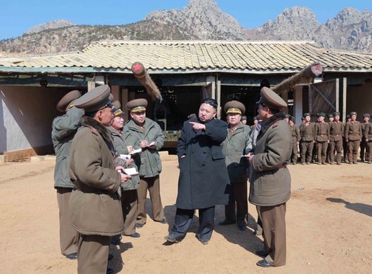 金正恩視察多支西南海防部隊(duì)